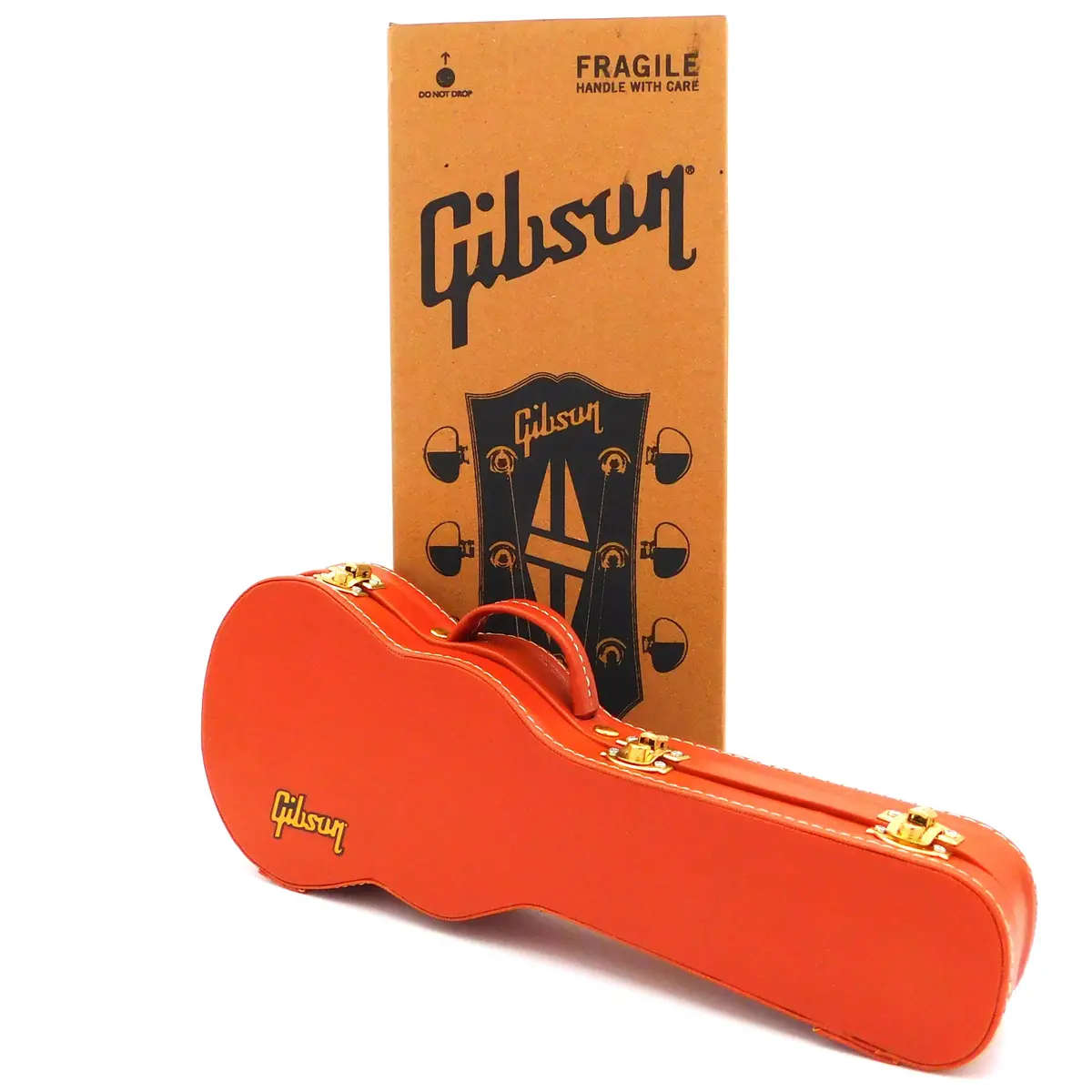 Axe Heaven Gibson Les Paul Original Hardshell Case Brown Miniature Guitar Replica 1