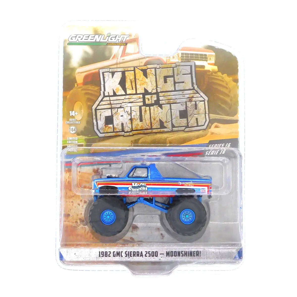 1982 Gmc Sierra 2500 Moonshiner! 1:64 Diecast Kings Of Crunch Series 16 1