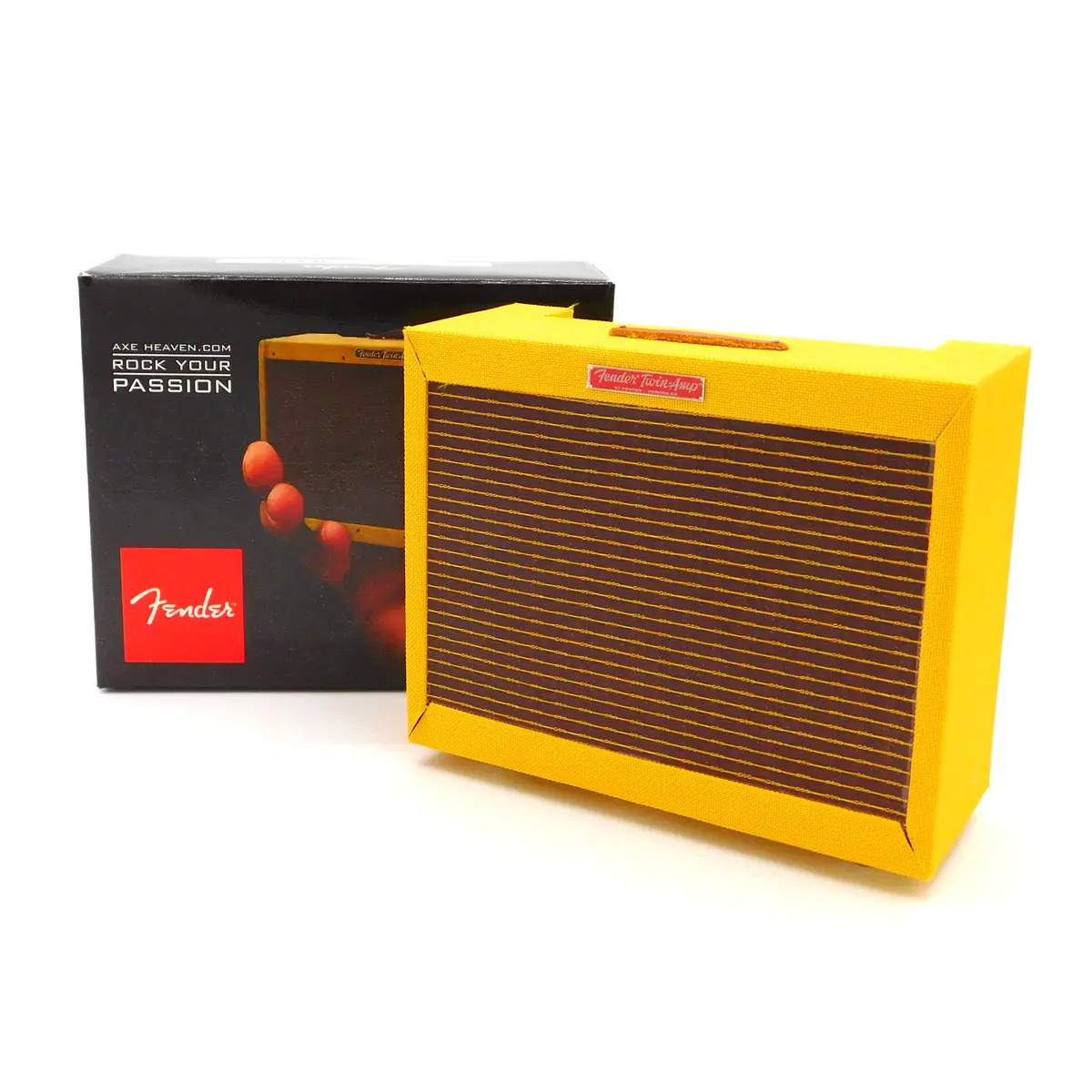 Axe Heaven Fender 1959 Tweed Twin Miniature Amplifier Replica 1