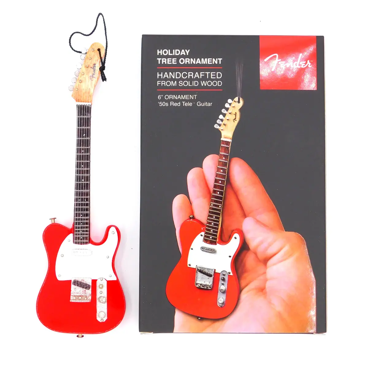 Axe Heaven Fender Telecaster Red Holiday Ornament Miniature Guitar Replica 1