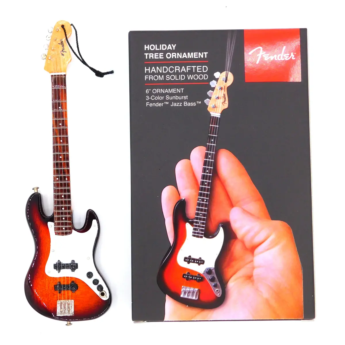 Axe Heaven Fender Jazz Bass Holiday Ornament Miniature Guitar Replica 1