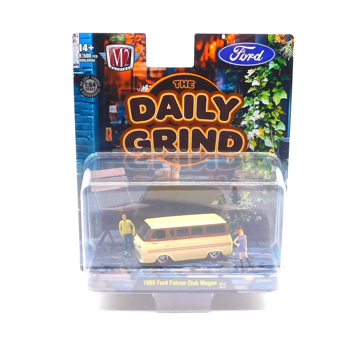 1965 Ford Falcon Club Wagon M2 Machines 1:64 Scale Mini Figure Release 15 1