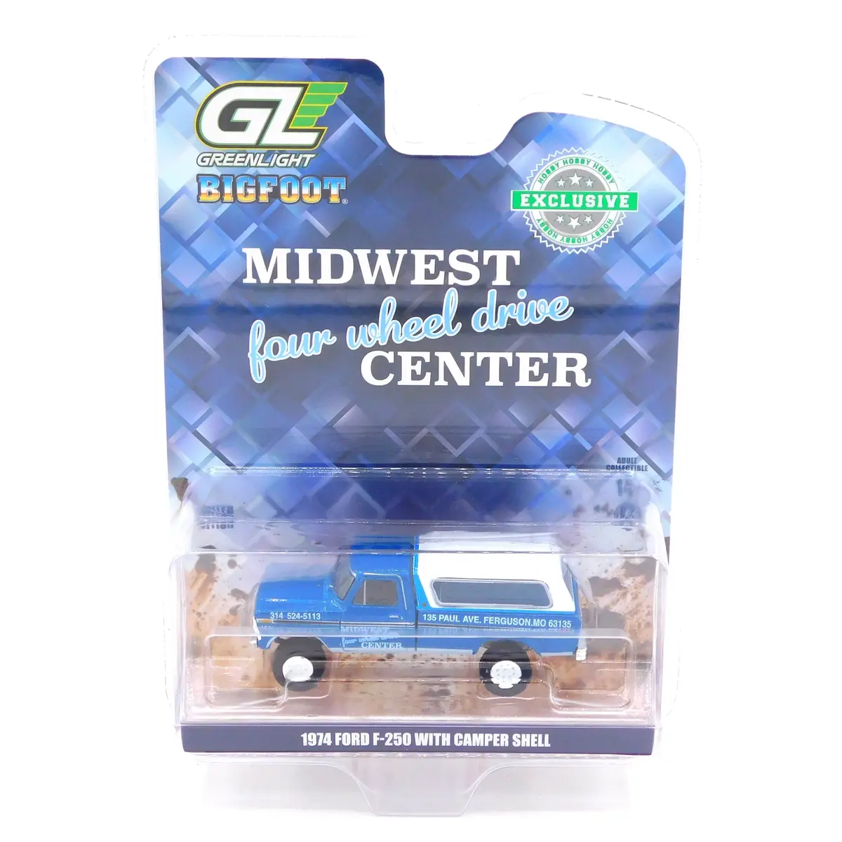 Hobby Exclusive 30345 1974 Ford F-250 Midwest Four Wheel Drive Center 1