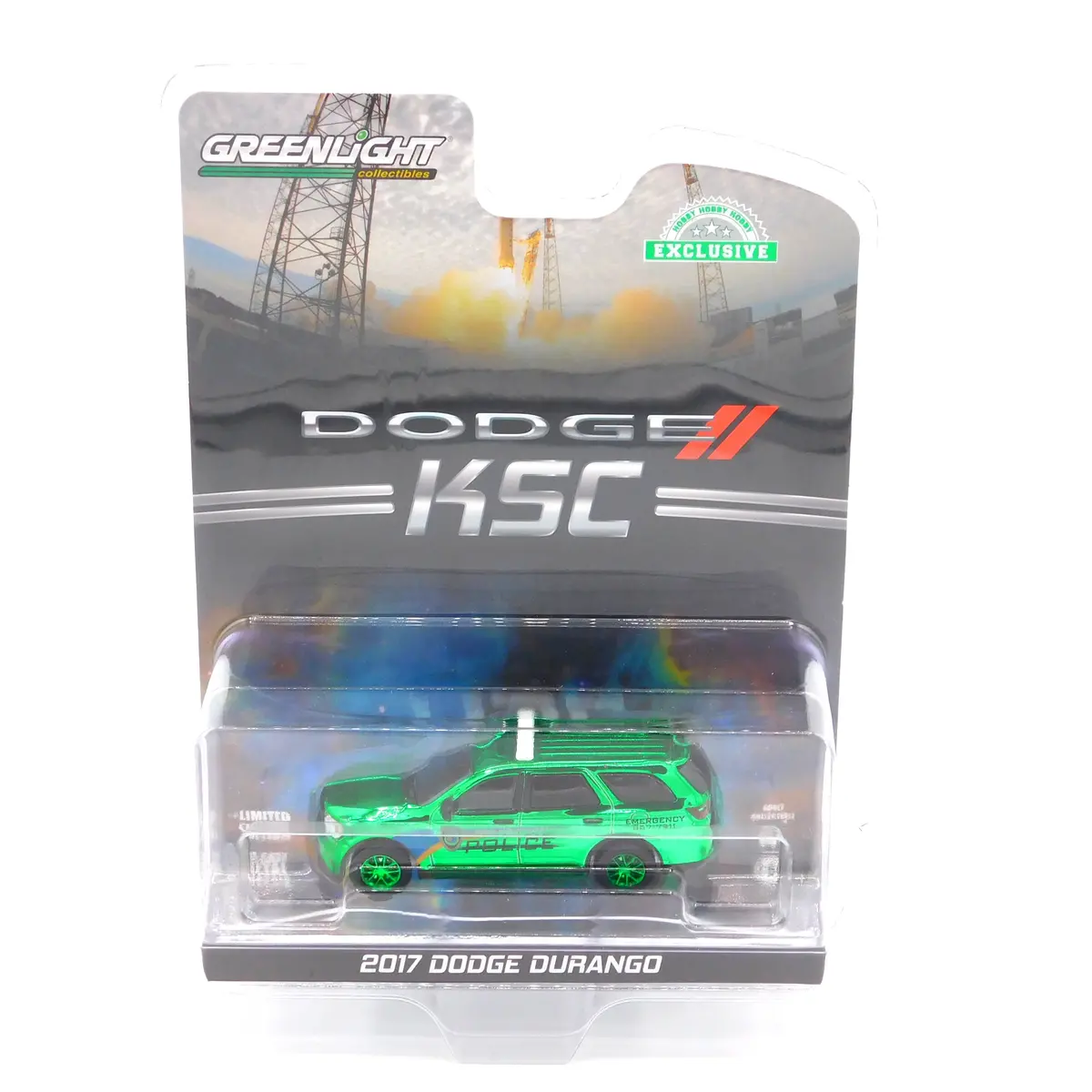 Green Machine 2017 Dodge Durango Kennedy Space Center Security 1:64 Diecast Hobby Exclusive 1