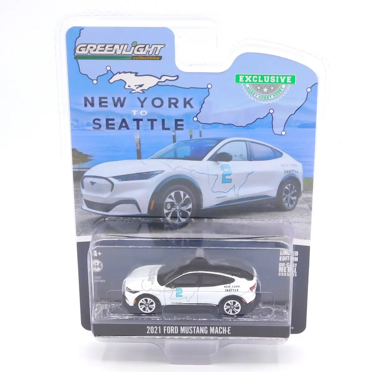 2021 Ford Mustang Mach-E Transcontinental Tour1:64 Diecast Hobby Exclusive 1