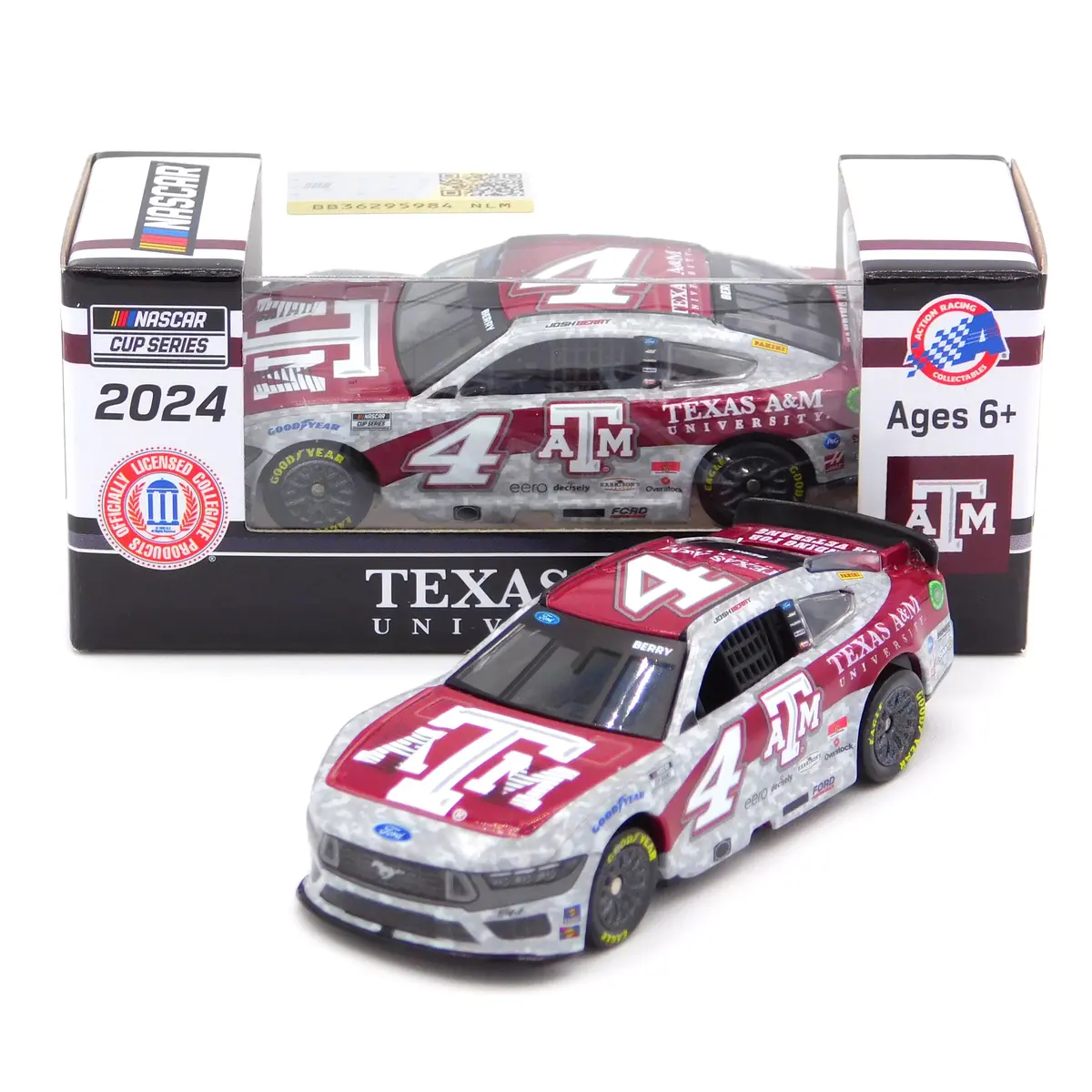Josh Berry 2024 Texas A&M 1:64 Nascar Diecast 1