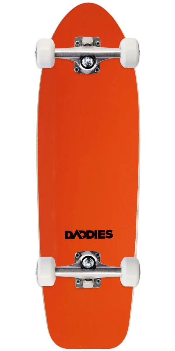 Daddies Logo Cruiser Skateboard Complete - Orange 1