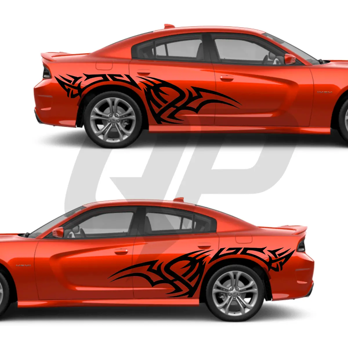 Dodge Charger Tribal Racing Stripes Decal Kit | 2015-2020 1