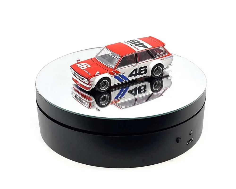 Mini Turntable Display 4.75″ – Mirror Top 1