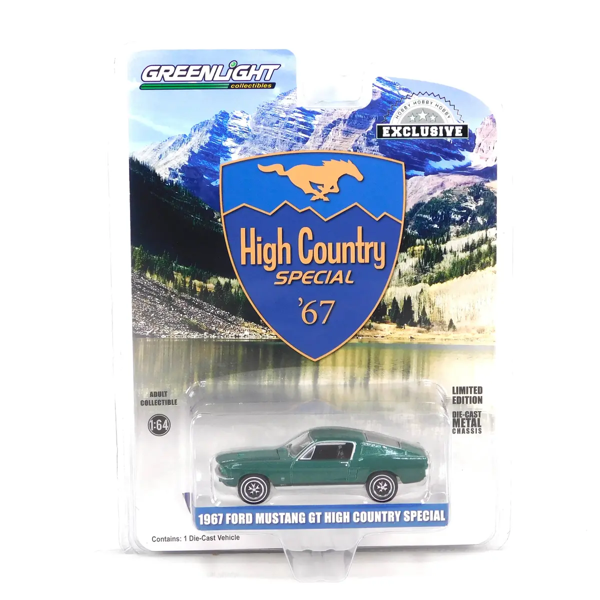 Hobby Exclusive 30505 1967 Ford Mustang Gt Fastback High Country Special 1:64 Diecast 1