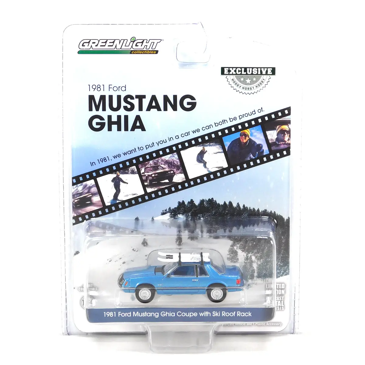 Hobby Exclusive 30510 1981 Ford Mustang Ghia Coupe 1:64 Diecast 1