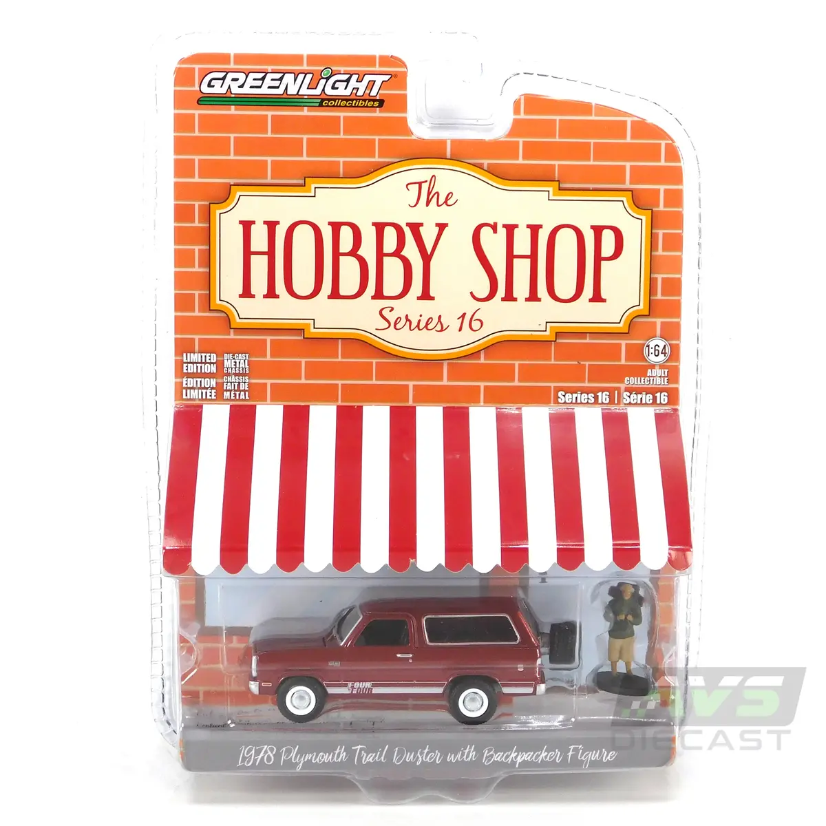 Hobby Shop 97160C 1978 Plymouth Trail Duster 1:64 Diecast 1