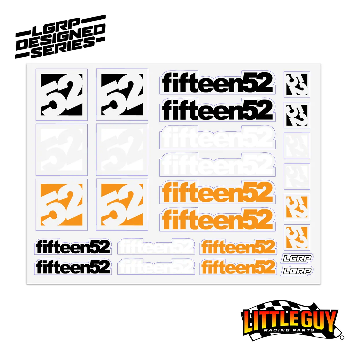 Fifteen52® Decal Sticker Sheet 1