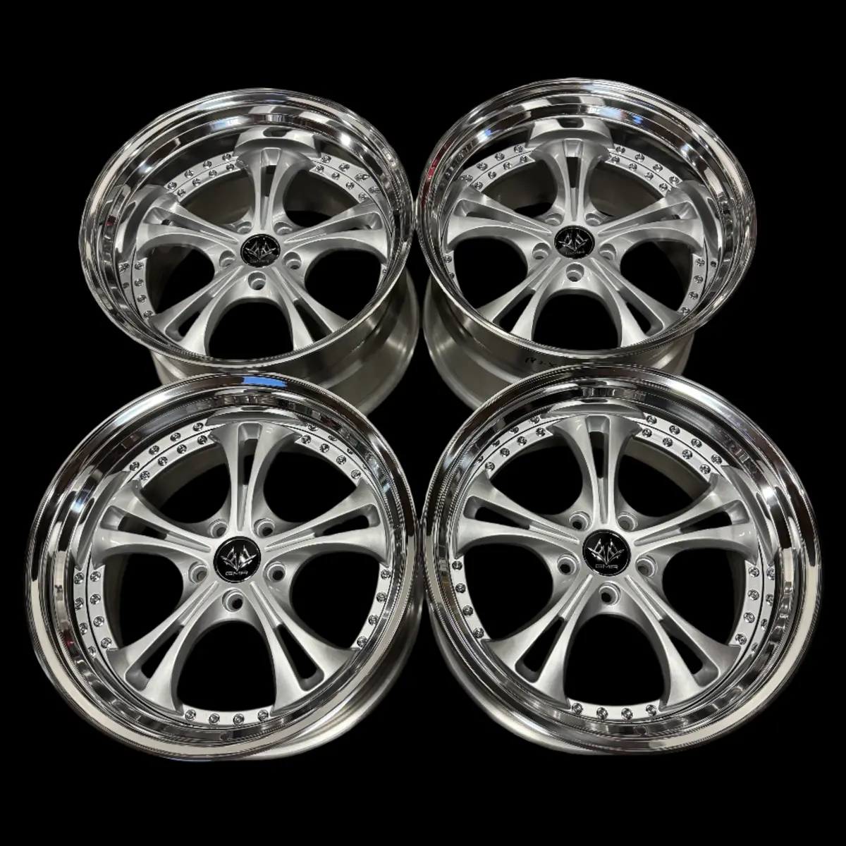 GMR Fleur 19" Alloy Wheel – Hyper Silver, 5x114.3 Bolt Pattern, Fresh 2025 Design