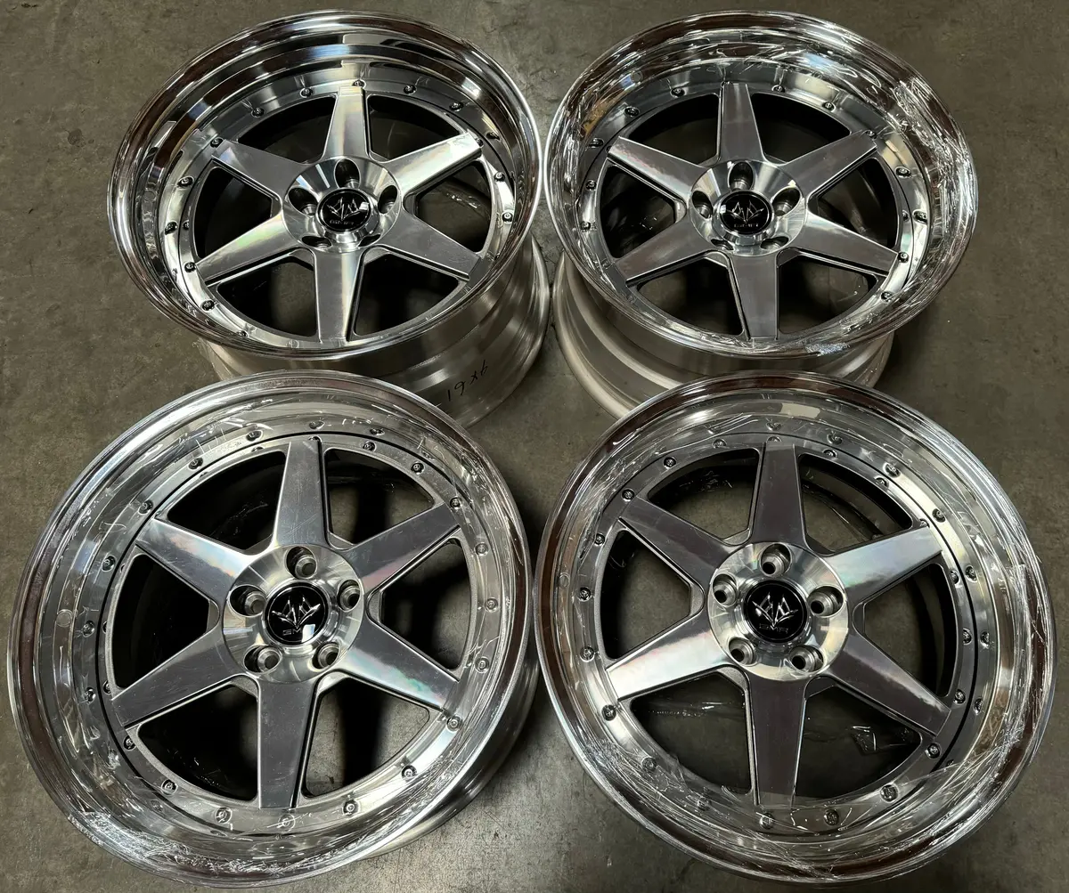 19" GMR LBC Forged Alloy Wheel Set — 5x114.3 Bolt Pattern