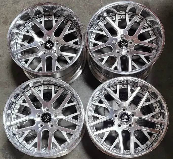 18-Inch GMR RC-7 Forged Alloy Wheels – 5x114.3 Bolt Pattern (In-Stock Set)