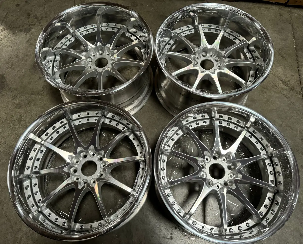 18" GMR C2 Forged Alloy Wheels – 5x114.3 Bolt Pattern – In-Stock Set