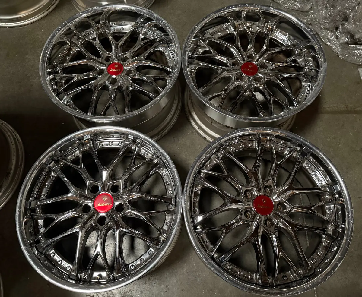 19-Inch Weds Weavel Chrome Alloy Wheels – 5x114.3 Bolt Pattern