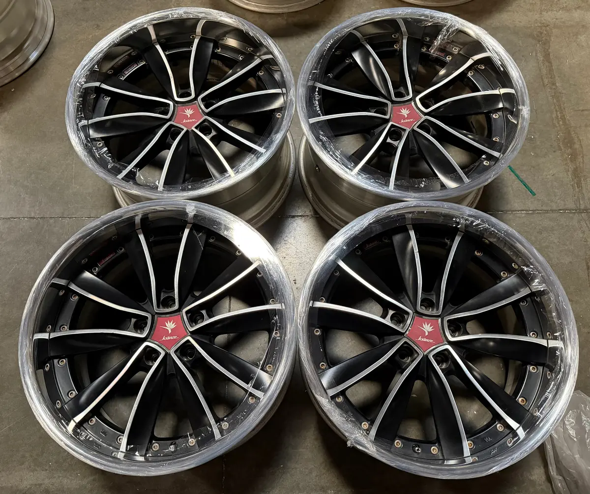 18-inch Weds Chrishna Alloy Wheel — 5x114.3 Bolt Pattern, Red Center Cap