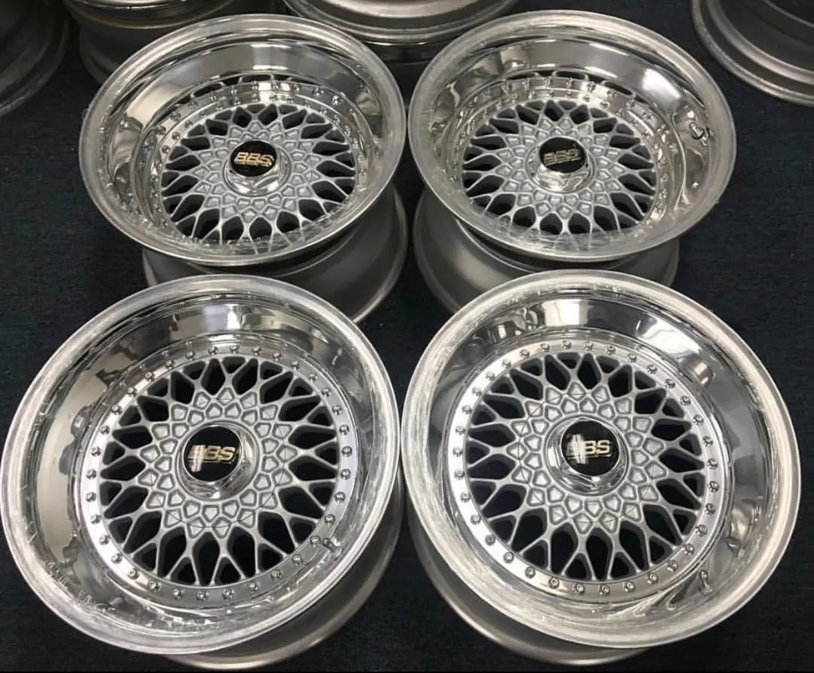 17-Inch BBS RS Double-Step Forged Alloy Wheel – 4x114.3 Bolt Pattern
