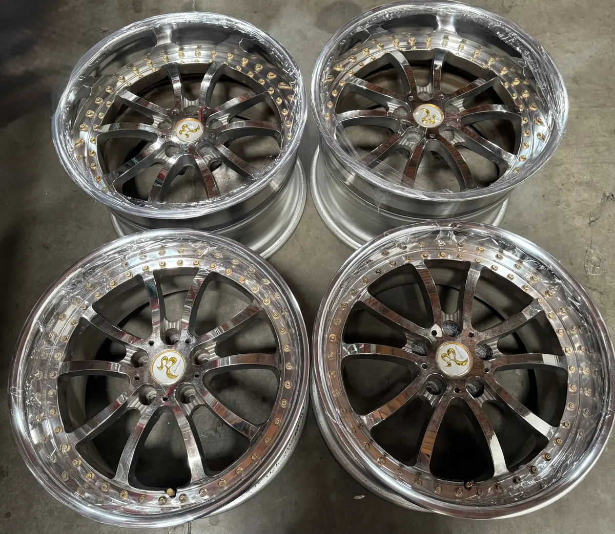 18-inch Bersaglio Forged Alloy Wheels with 5x114.3 Bolt Pattern