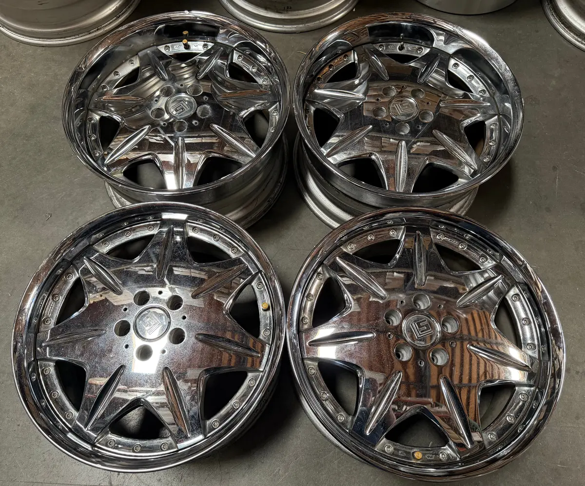 19" Work LS207 Forged Alloy Wheels – 5x114.3mm Bolt Pattern, Staggered Setup