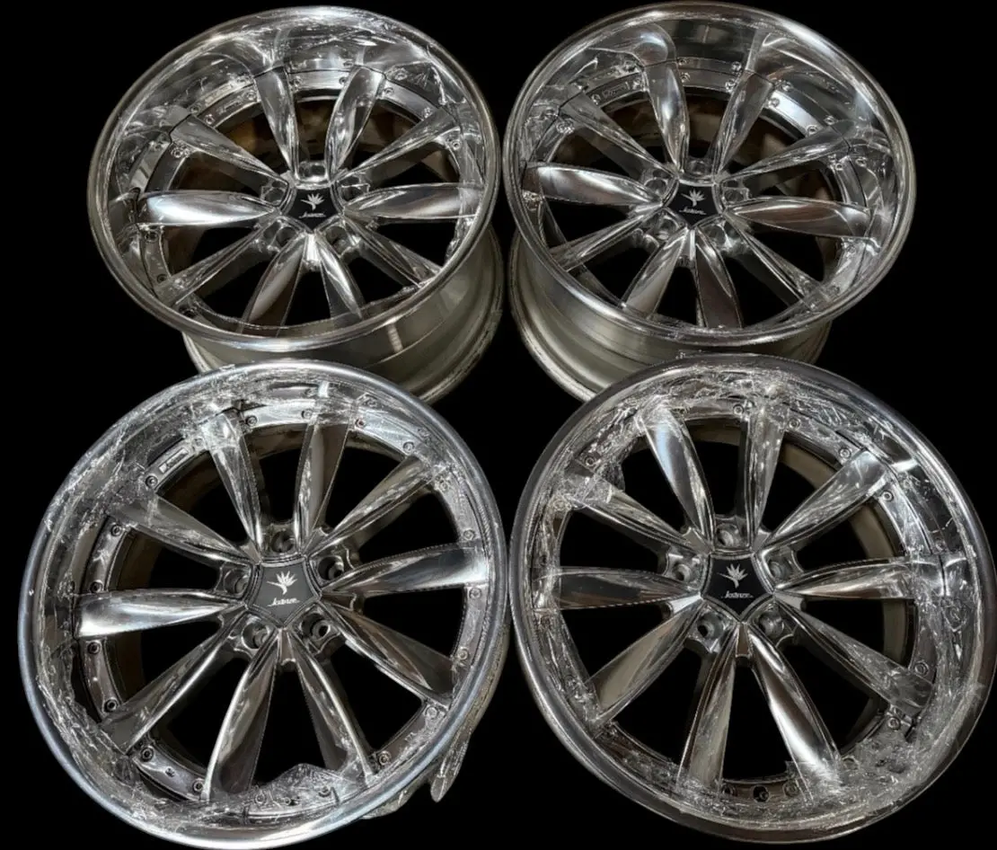 19-inch Weds Chrishna Alloy Wheels – Raw Polish Finish, 5x114.3 Bolt Pattern