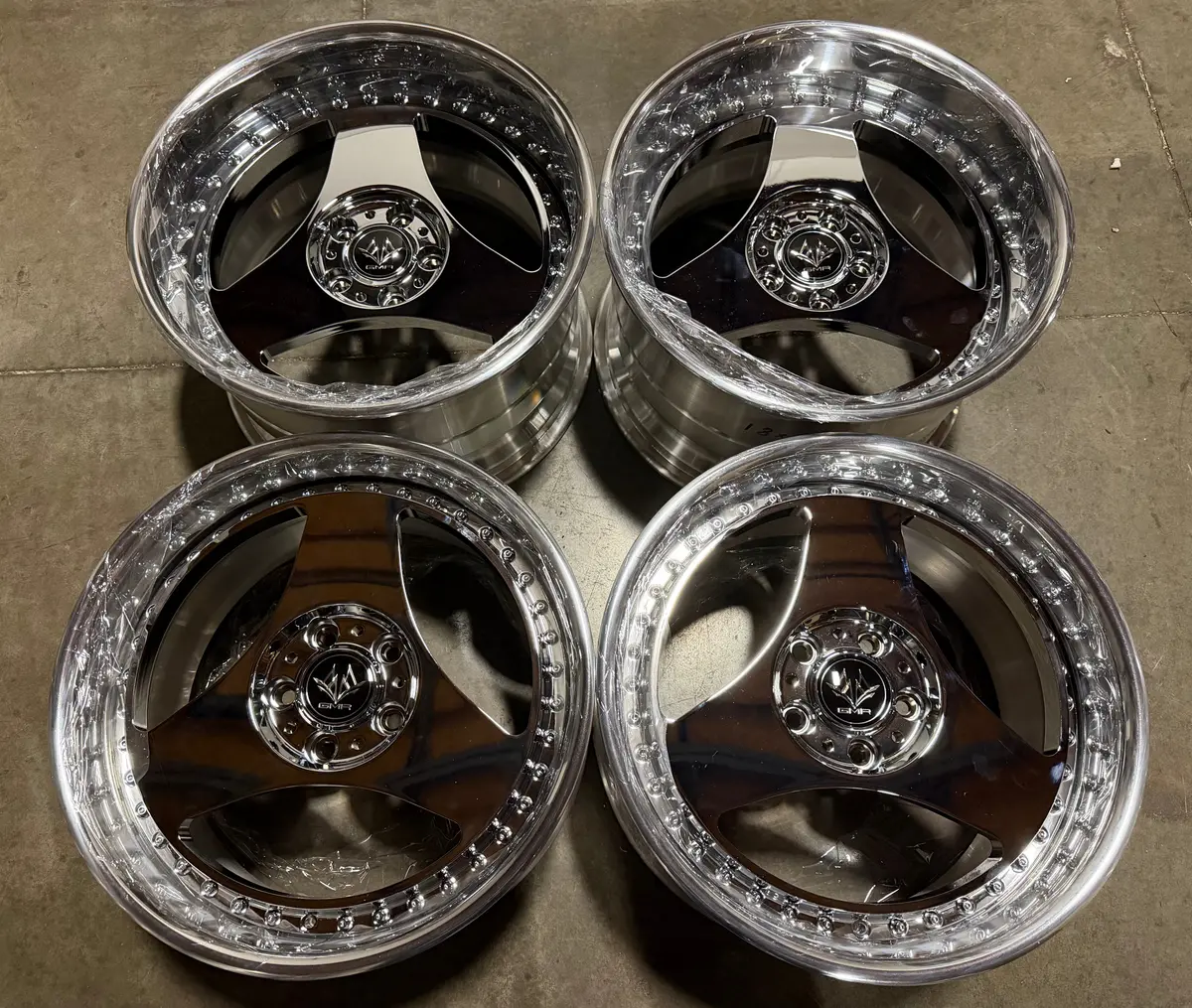 18-Inch GMR Raijin Chrome Alloy Wheels – 5x114.3mm Bolt Pattern