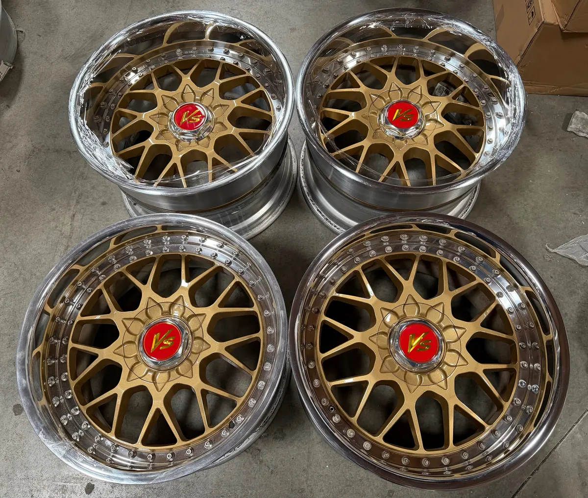 Work VS-X9 17" Forged Alloy Wheels – 5x114.3mm PCD