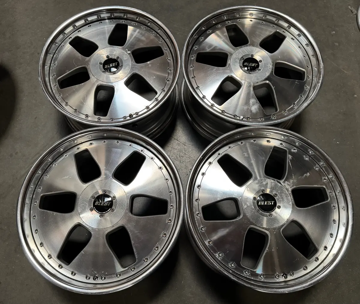 18-Inch Blest Alloy Wheels — Compatible with 4-Lug and 5-Lug 114.3mm Bolt Patterns