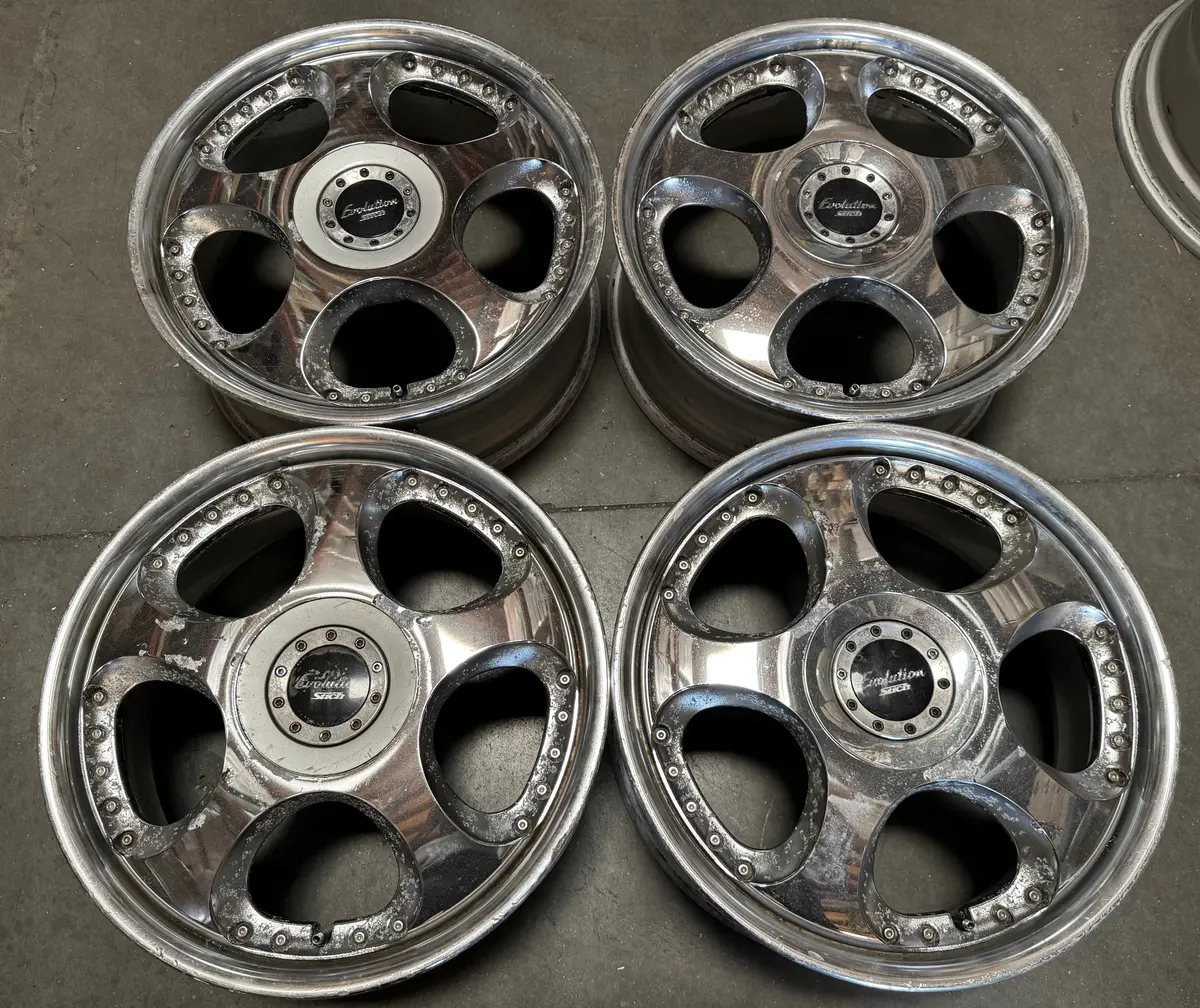 17" Stich Evolution Alloy Wheels – 4- or 5-Bolt Pattern, 114.3mm Bolt Circle