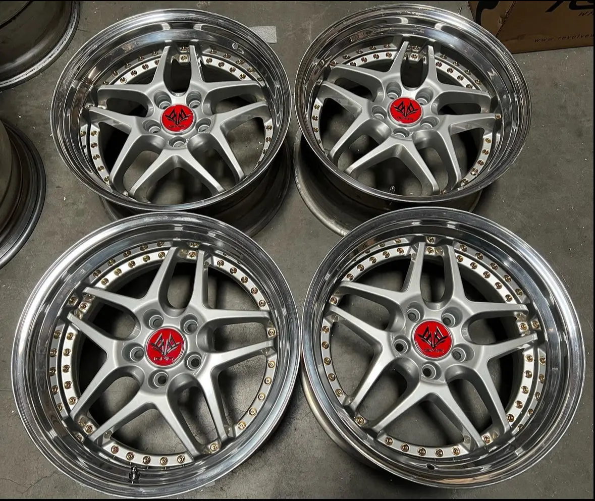 18-Inch GMR Evoke Step Alloy Wheels – 5x120 Bolt Pattern, Silver Finish