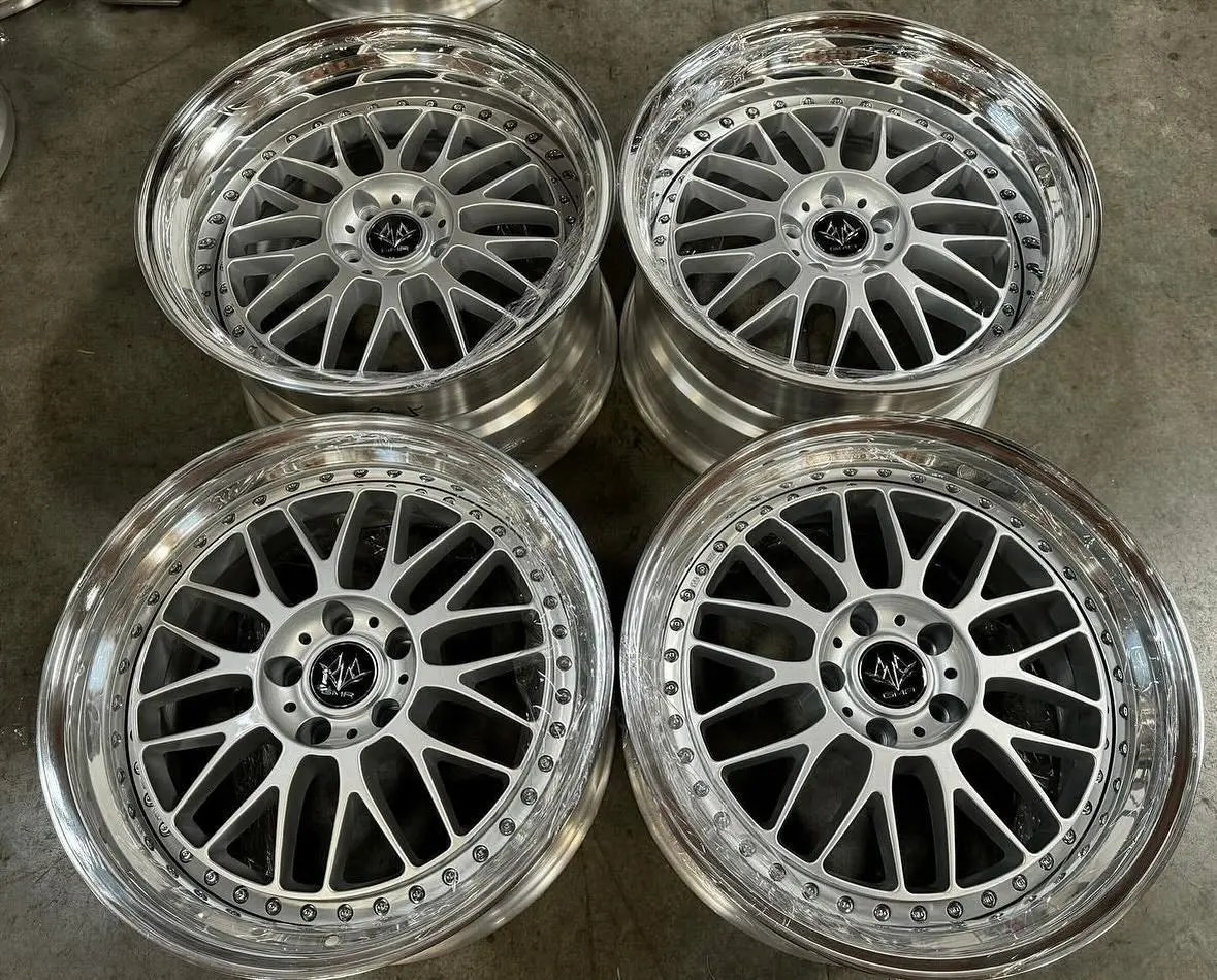 19-Inch GMR Excalibur Step-Lip Alloy Wheel – 5x114.3 Bolt Pattern in Sleek Silver