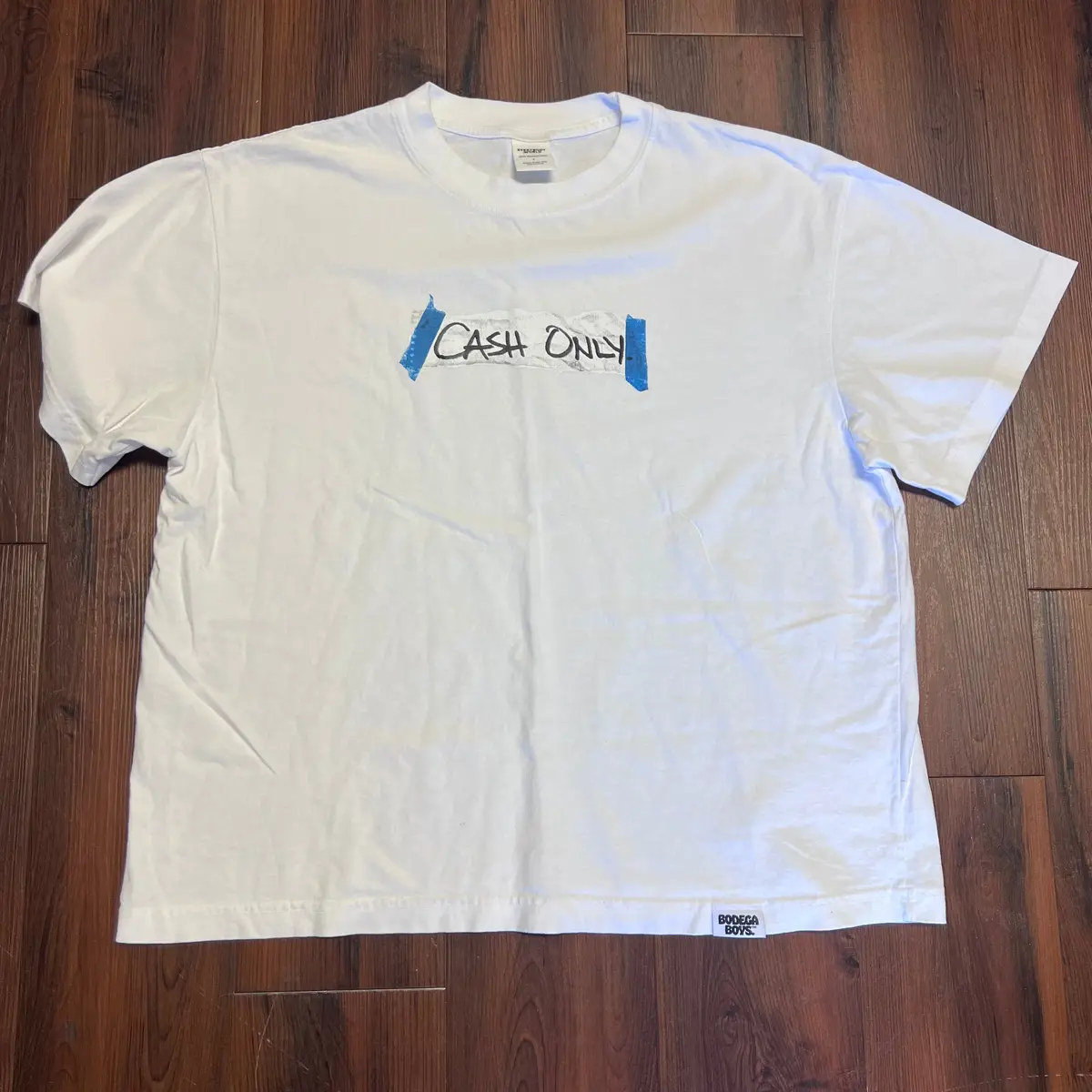 Bodega Boys Cash Only White (Boxy Fit) 1