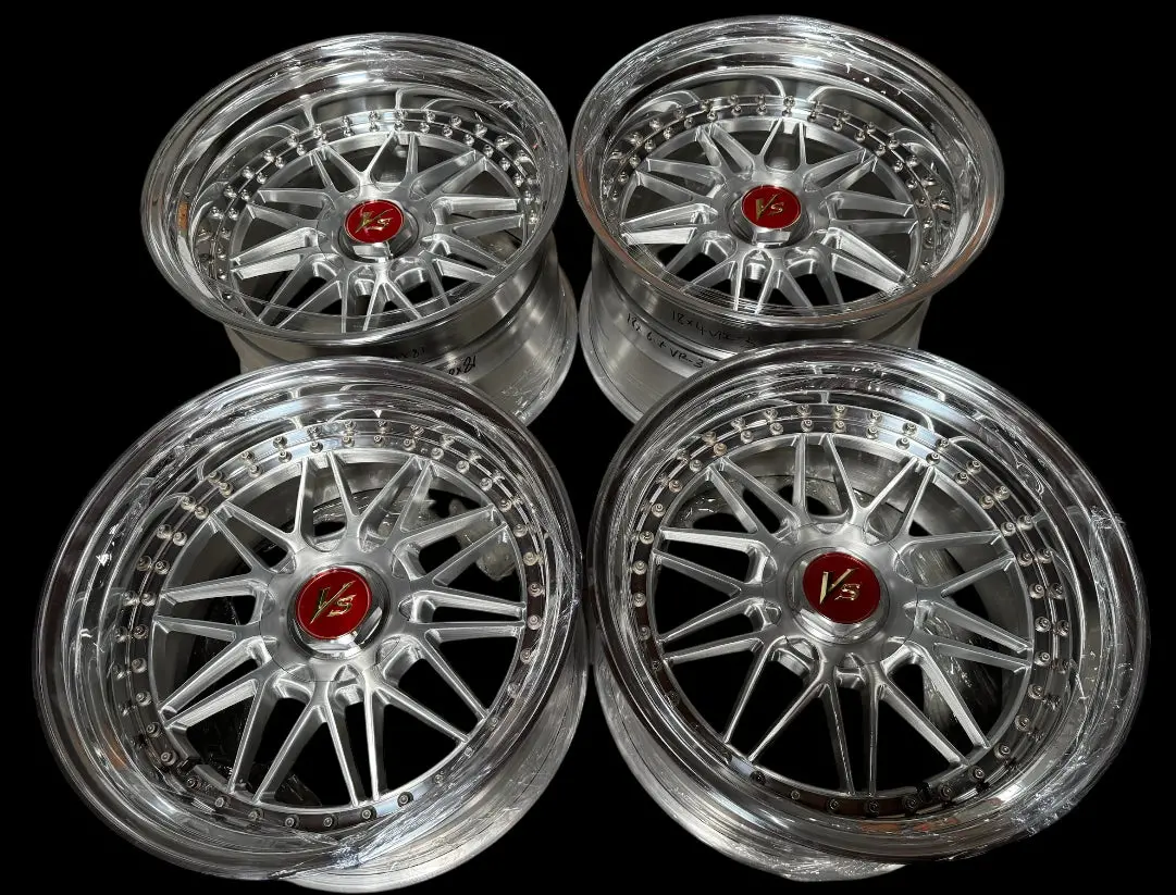 18-Inch Work Rezax I Alloy Wheel — 5x114.3 Bolt Pattern, Brushed Step-Lip Finish