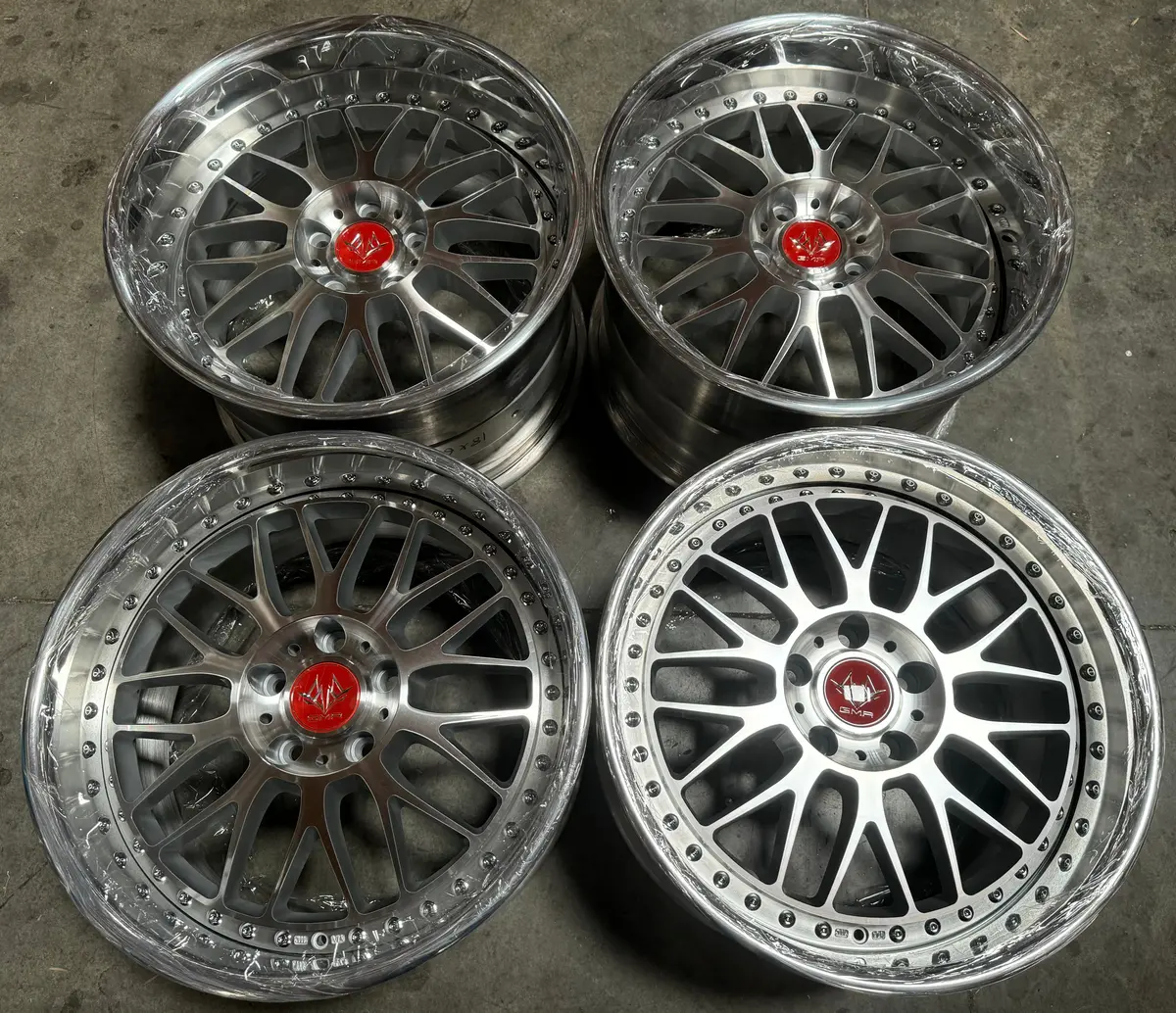 18-Inch GMR Excalibur DC Alloy Wheels — 5x114.3mm Bolt Pattern — Special Edition