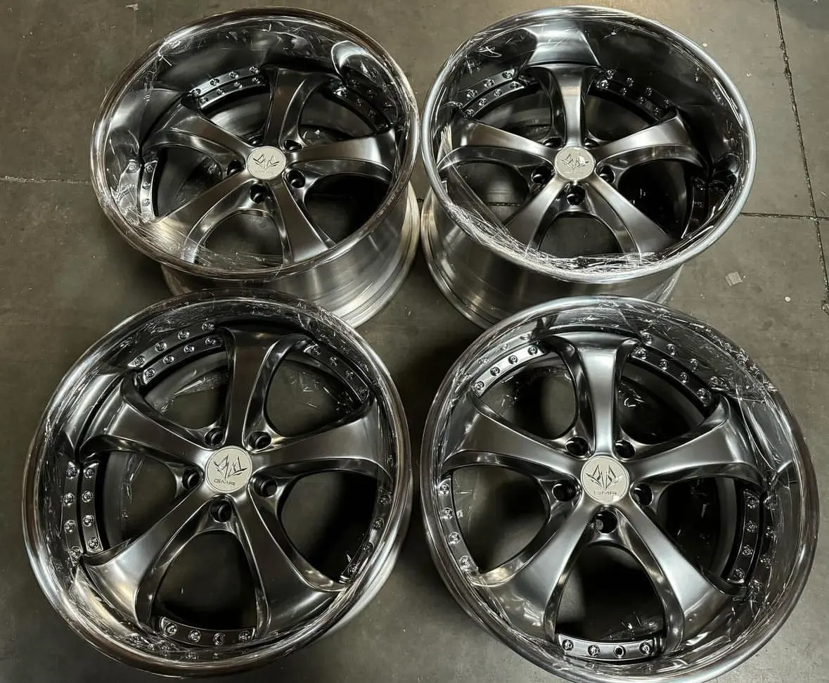 19-Inch GMR Saint Reverse Hyper Black Alloy Wheel – 5x114.3 Bolt Pattern (Special Edition)