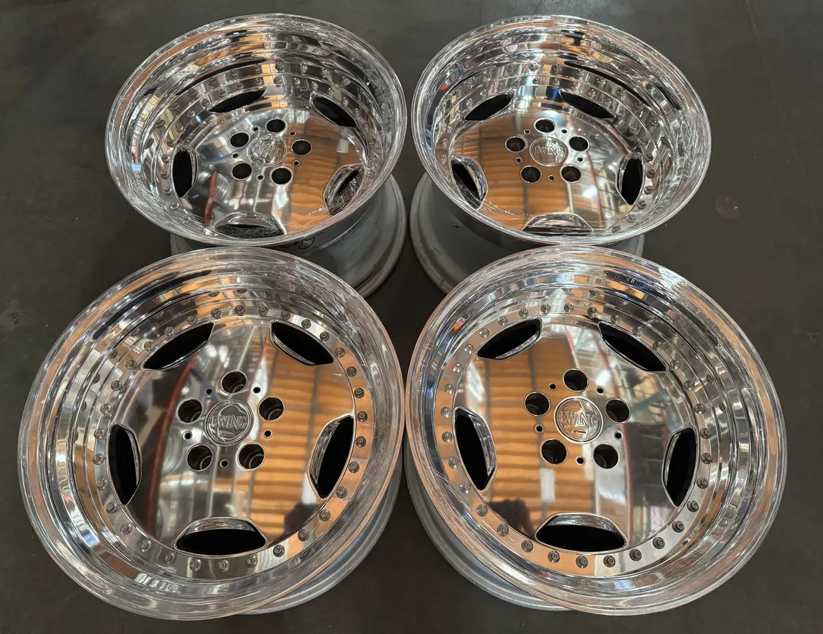 17-Inch Work Ewing Polished Alloy Wheels — 5x114.3 Bolt Pattern