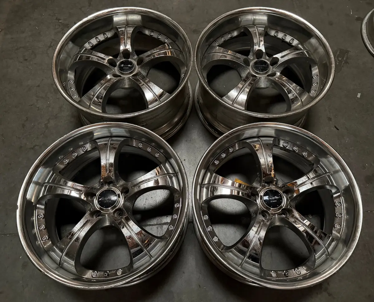 19" Work Euroline Forged Alloy Wheels — 5x114.3mm Bolt Circle