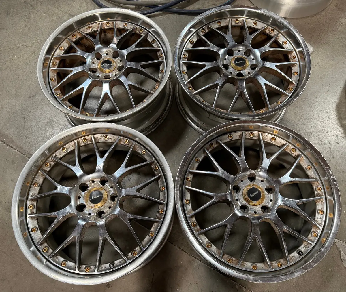 19-Inch Weds ERM Forged Alloy Wheels – 5×114.3 Bolt Pattern