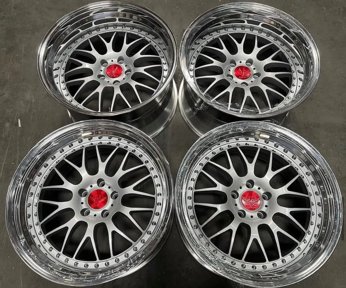 19-Inch GMR Grail Step Alloy Wheels – 5x114.3 Bolt Pattern, Silver Finish