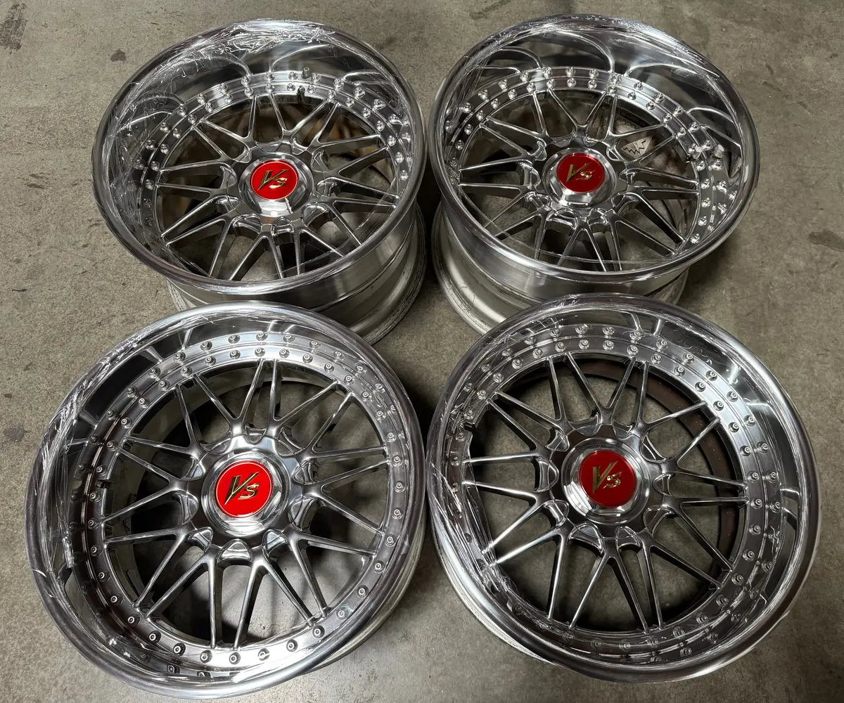 17-Inch Work Rezax I Alloy Wheels – 5x114.3mm Bolt Pattern, Polished Finish