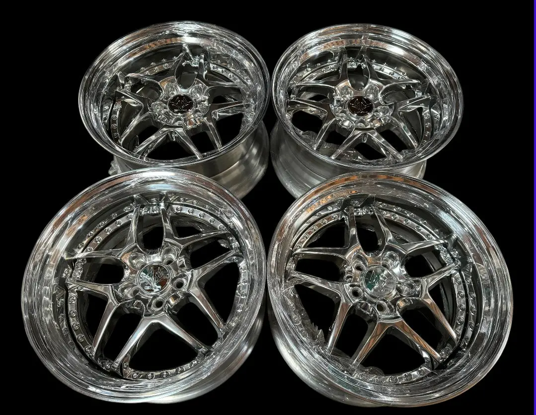 18-Inch GMR Evoke Step Lip Wheel — 5x100 Bolt Pattern with Polished Finish
