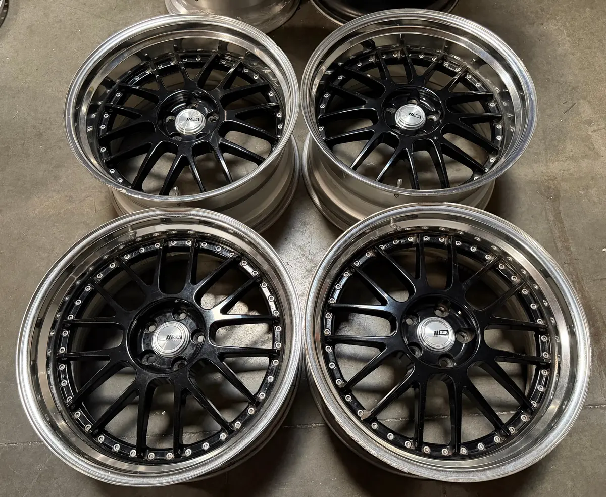 20-Inch SSR MS1 Forged Alloy Wheel, 5x114.3 Bolt Pattern, Matte Black Finish