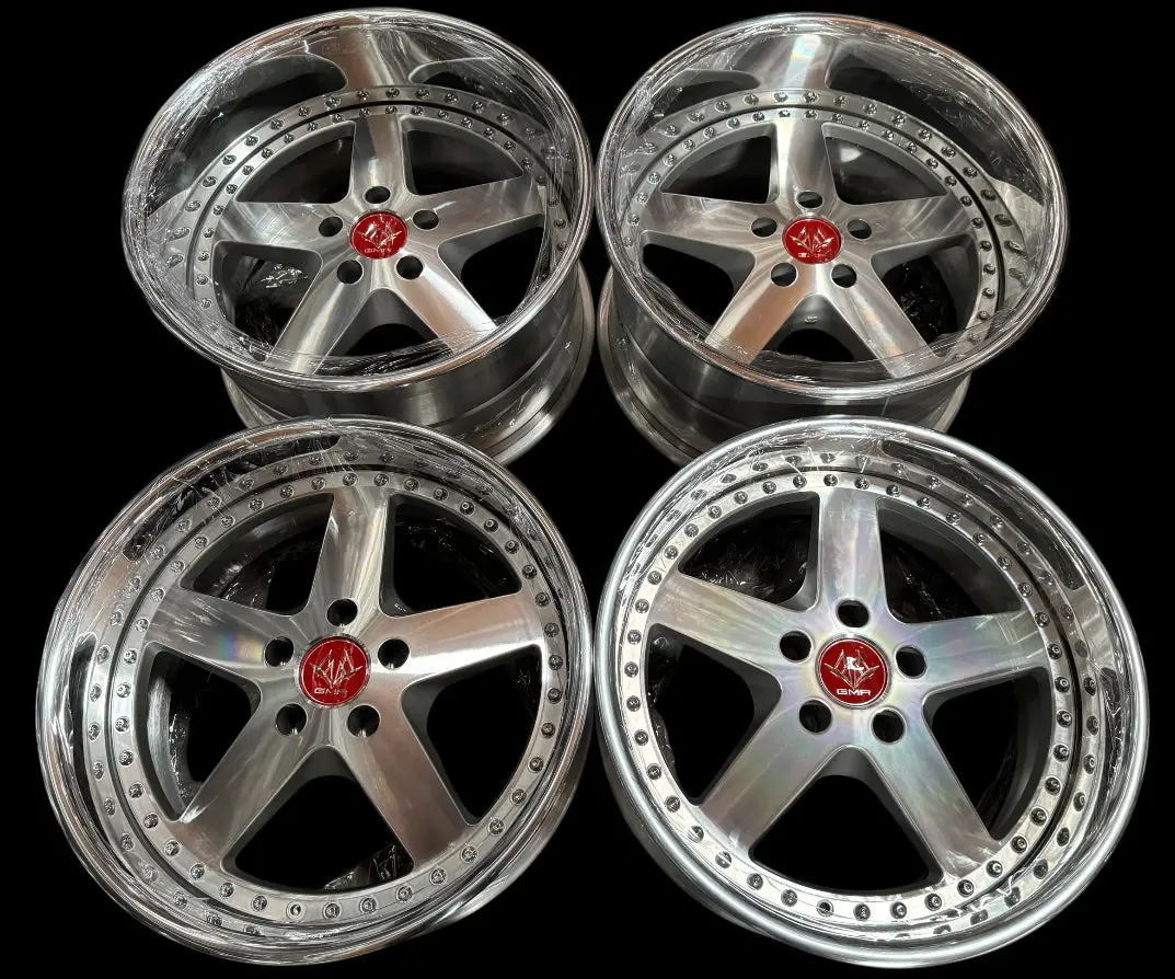 18" GMR Templar Alloy Wheel – Diamond-Cut Finish, 5×114.3 Bolt Pattern, Top-Mount Configuration