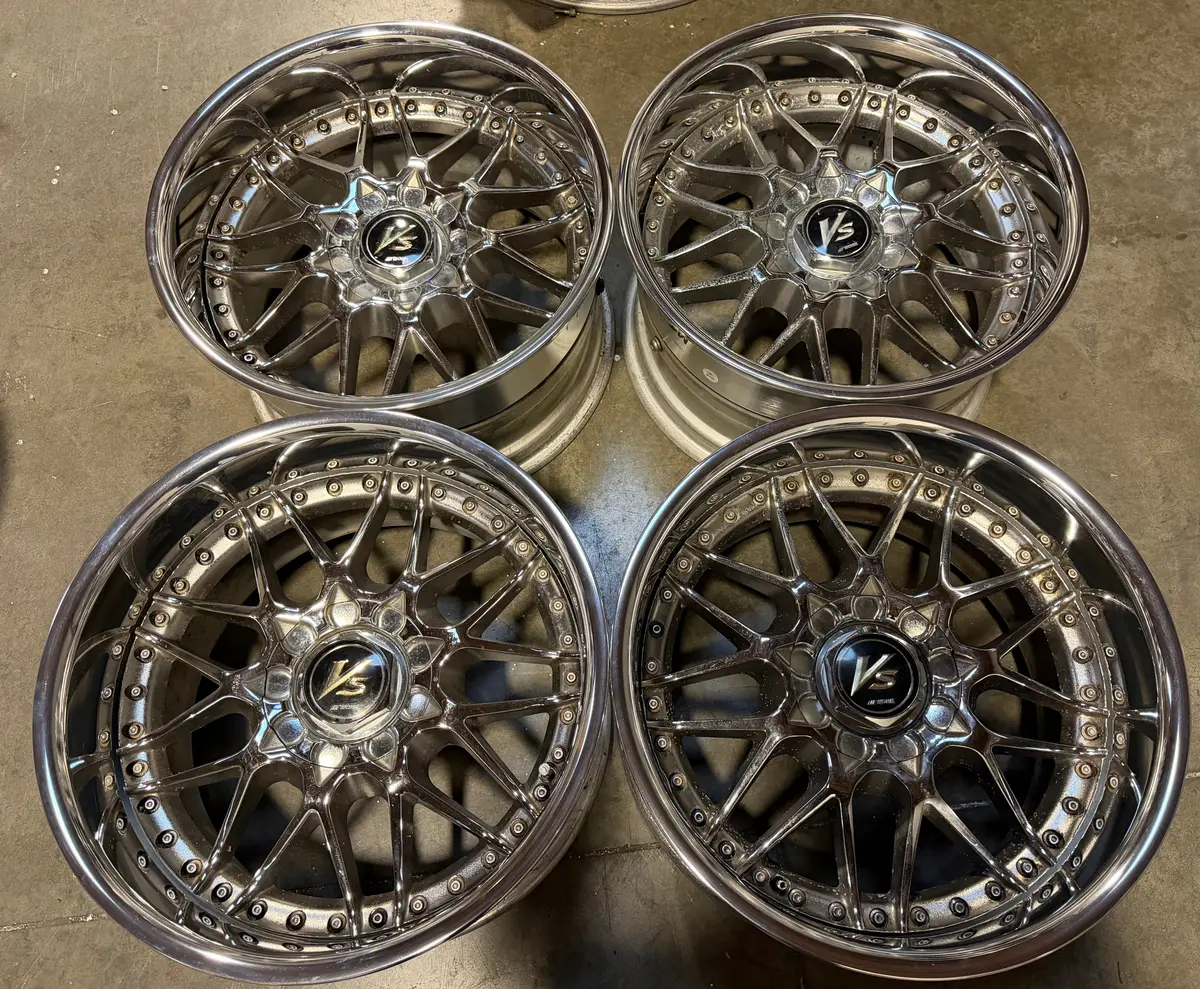 17-Inch Work VS-MX Alloy Wheels with 5x114.3 Bolt Pattern