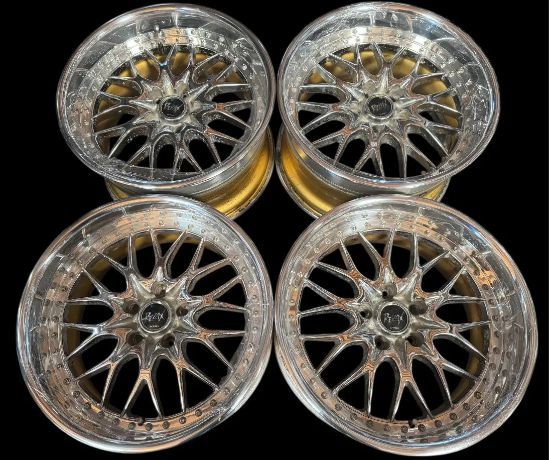 18-Inch Work Rezax II Forged Alloy Wheels – 5x114.3 Bolt Pattern