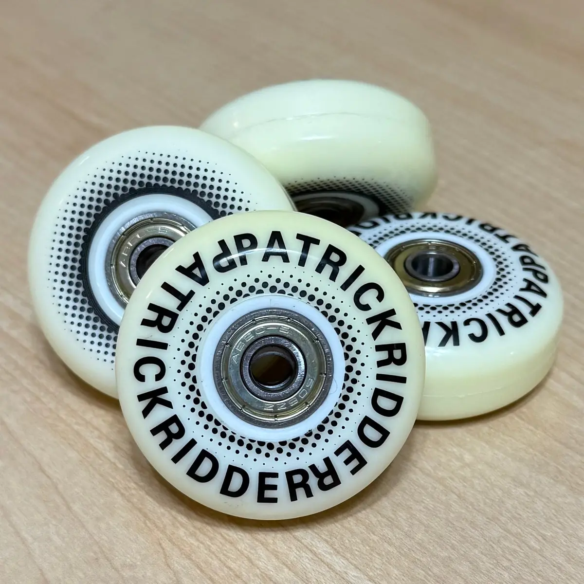 Them Stock Pat Ridder Pro Wheel With Abec  5 Bearing (4Pk) *Yellowed Urethane* - Closeout Price 1