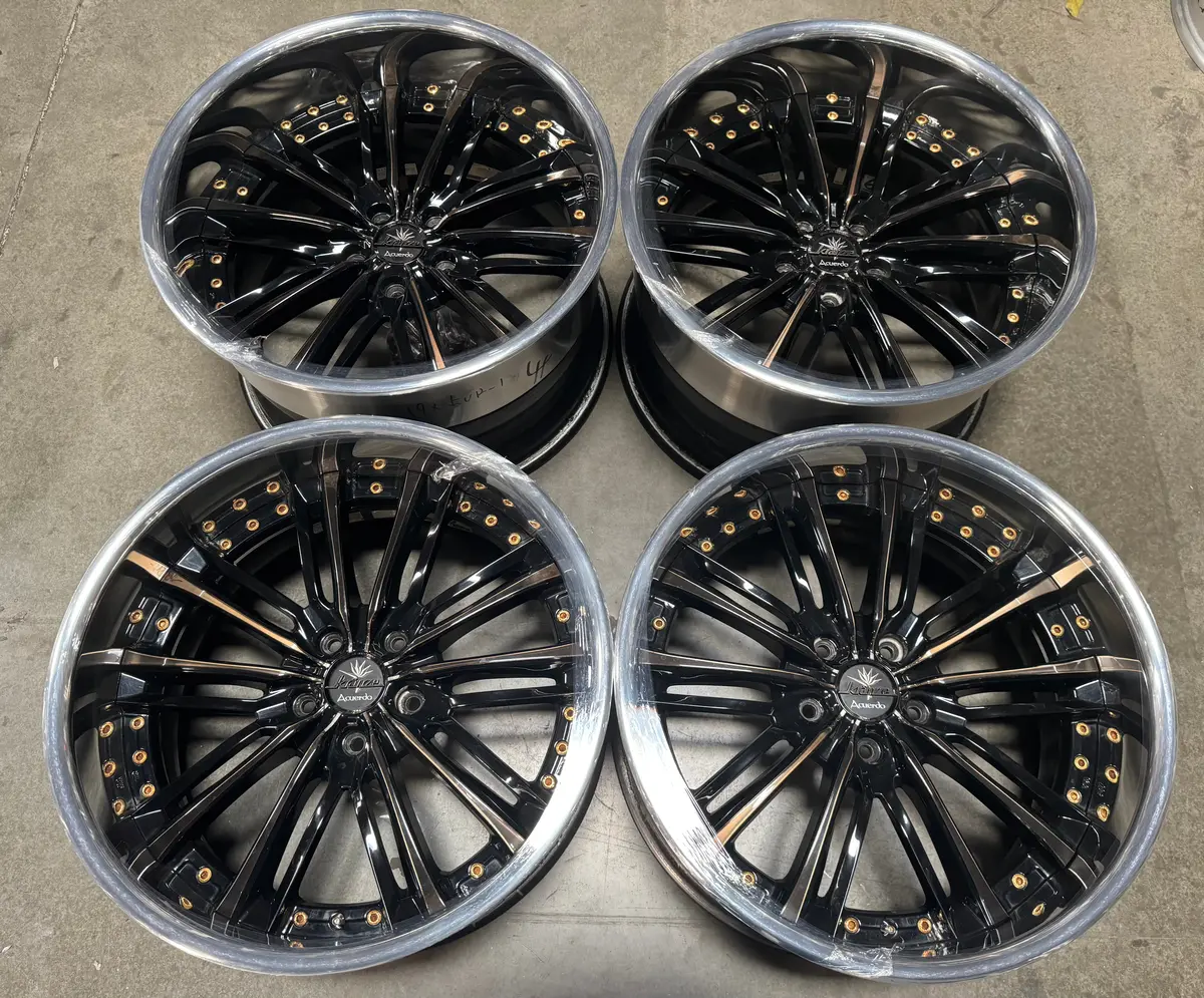 Weds Acuerdo 19-Inch Forged Alloy Wheels – 5x114.3 Bolt Pattern