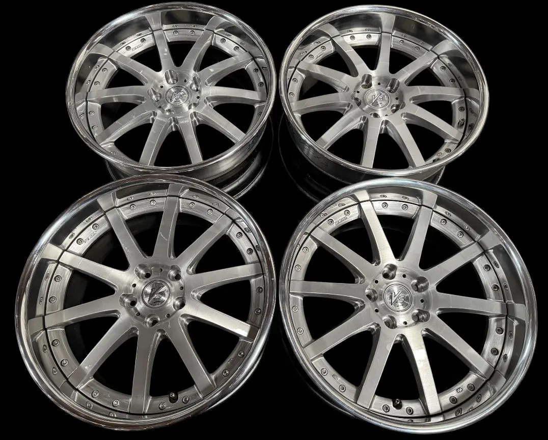 19-Inch Work VS-XS Alloy Wheels – 5x114.3 Bolt Pattern, Brushed Surface